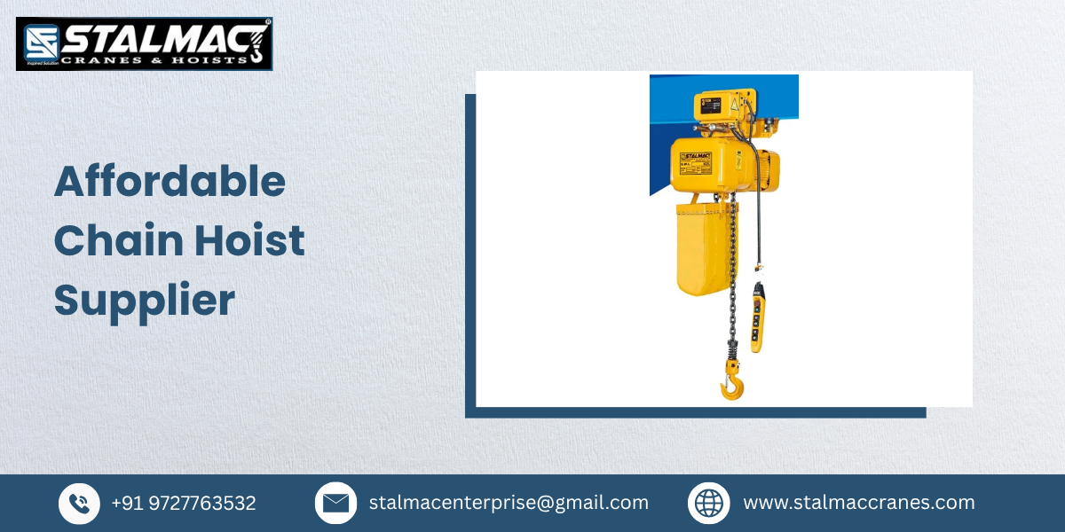 Affordable Chain Hoist Supplier in India – Stalmac Enterprise