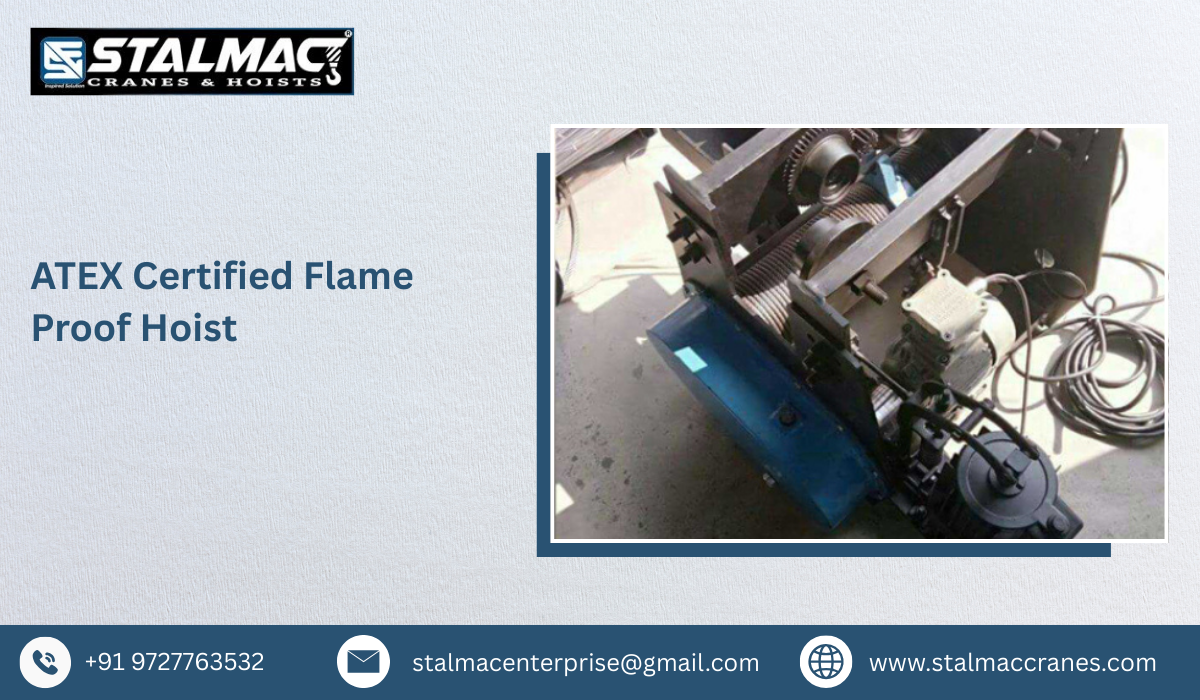 ATEX Certified Flame Proof Hoist