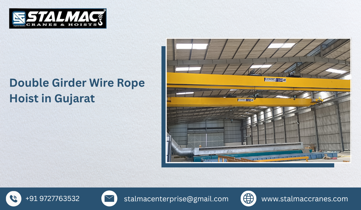 Double Girder Wire Rope Hoist in Gujarat