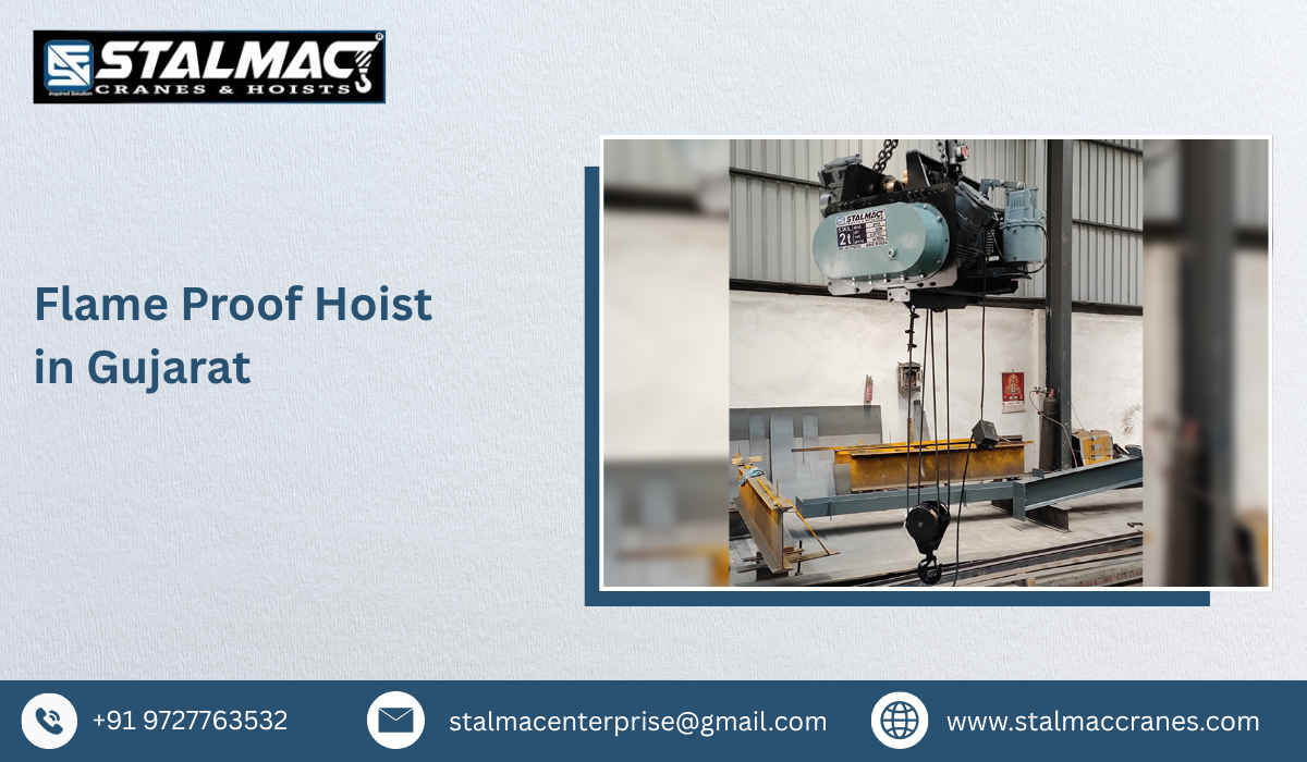Flame Proof Hoist in Gujarat