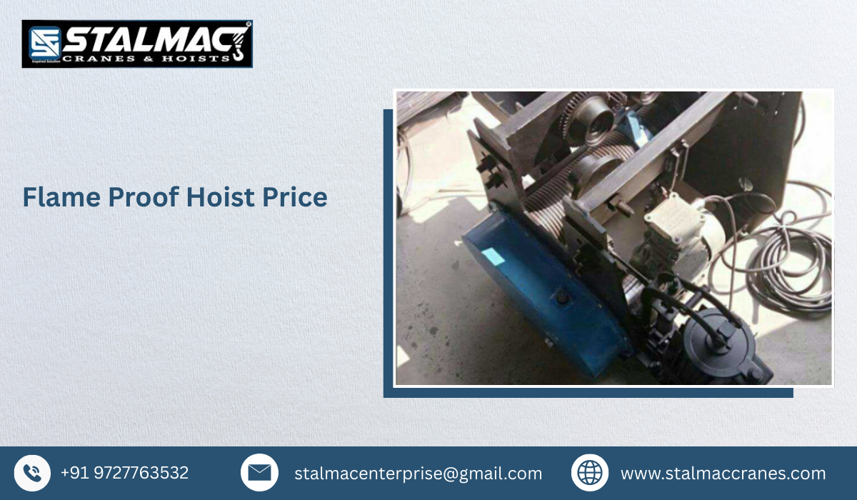 Flame Proof Hoist Price