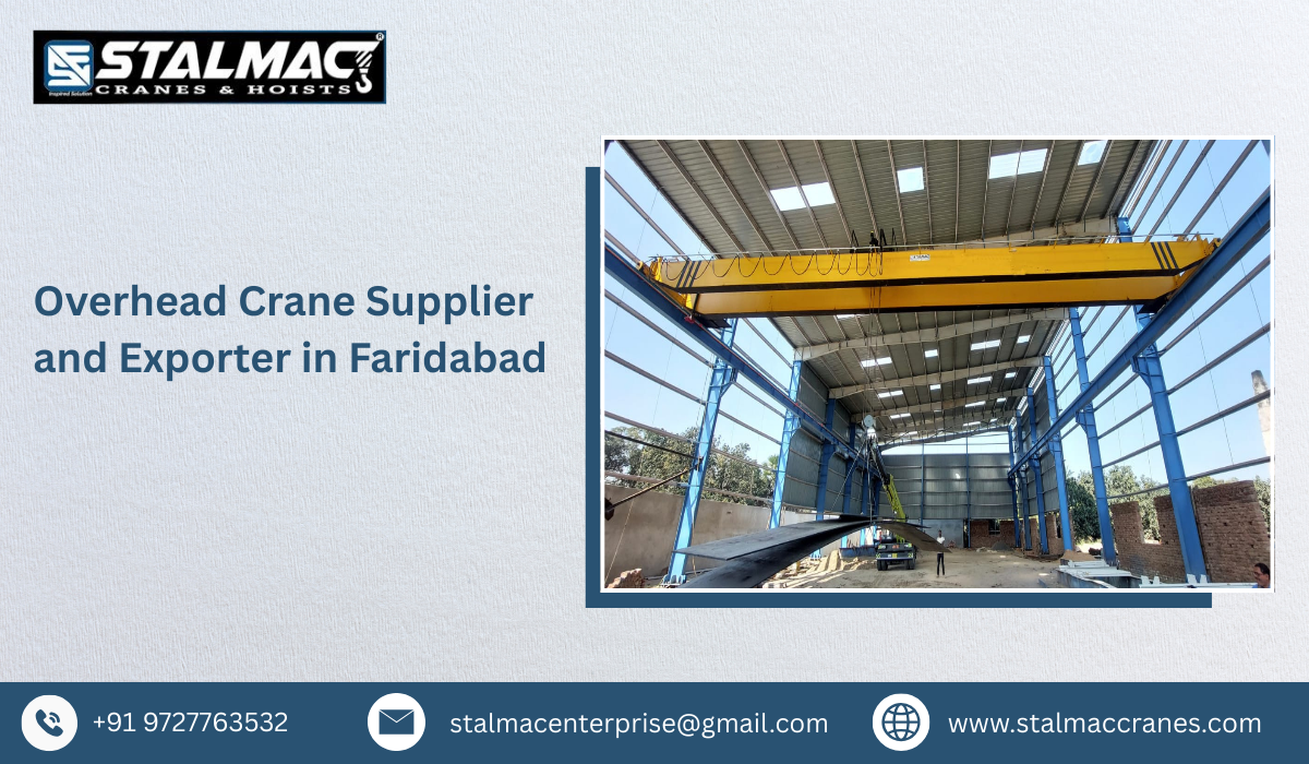 Overhead Crane Supplier and Exporter in Faridabad