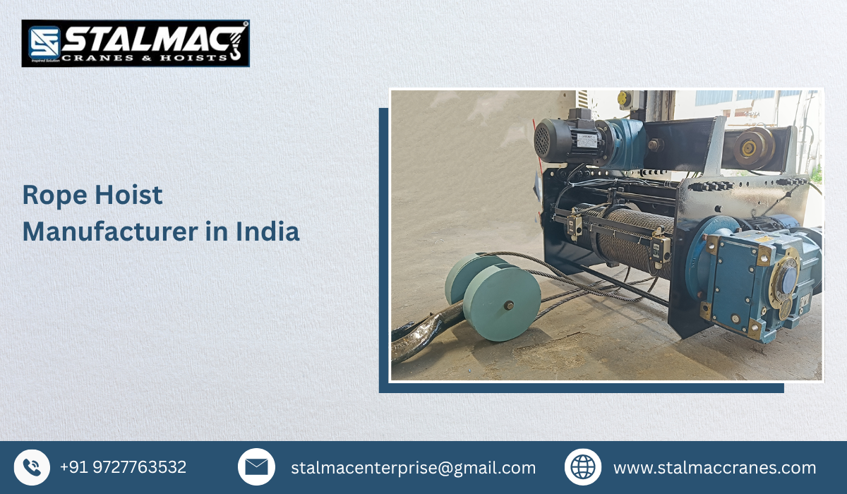 Rope Hoist Manufacturer in India