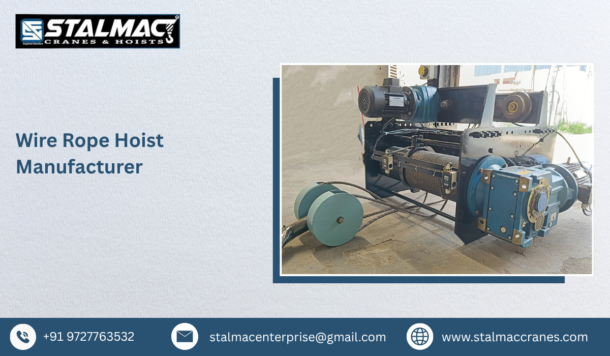 Wire Rope Hoist Manufacturer